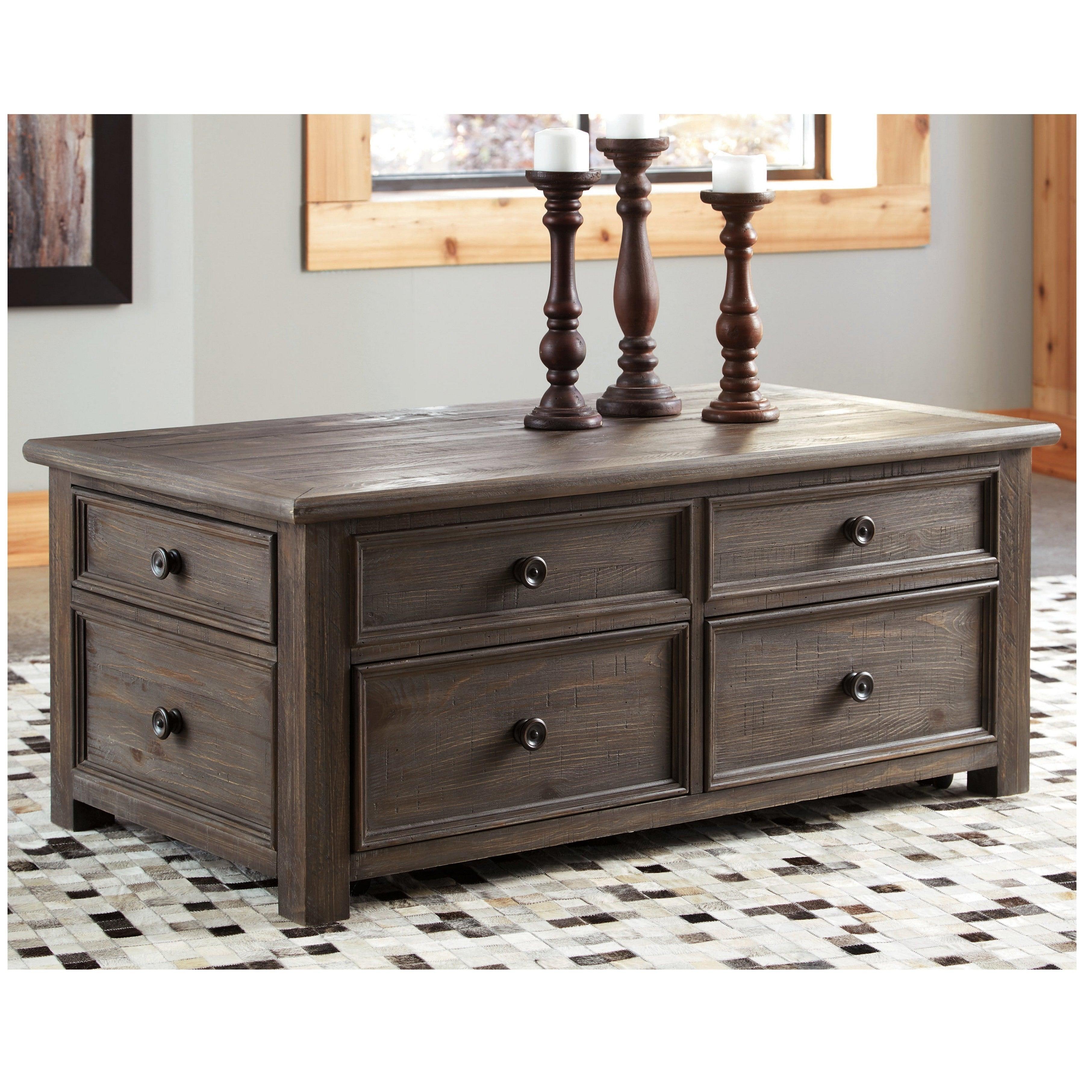 Wyndahl Coffee Table with Lift Top Ash-T648-20