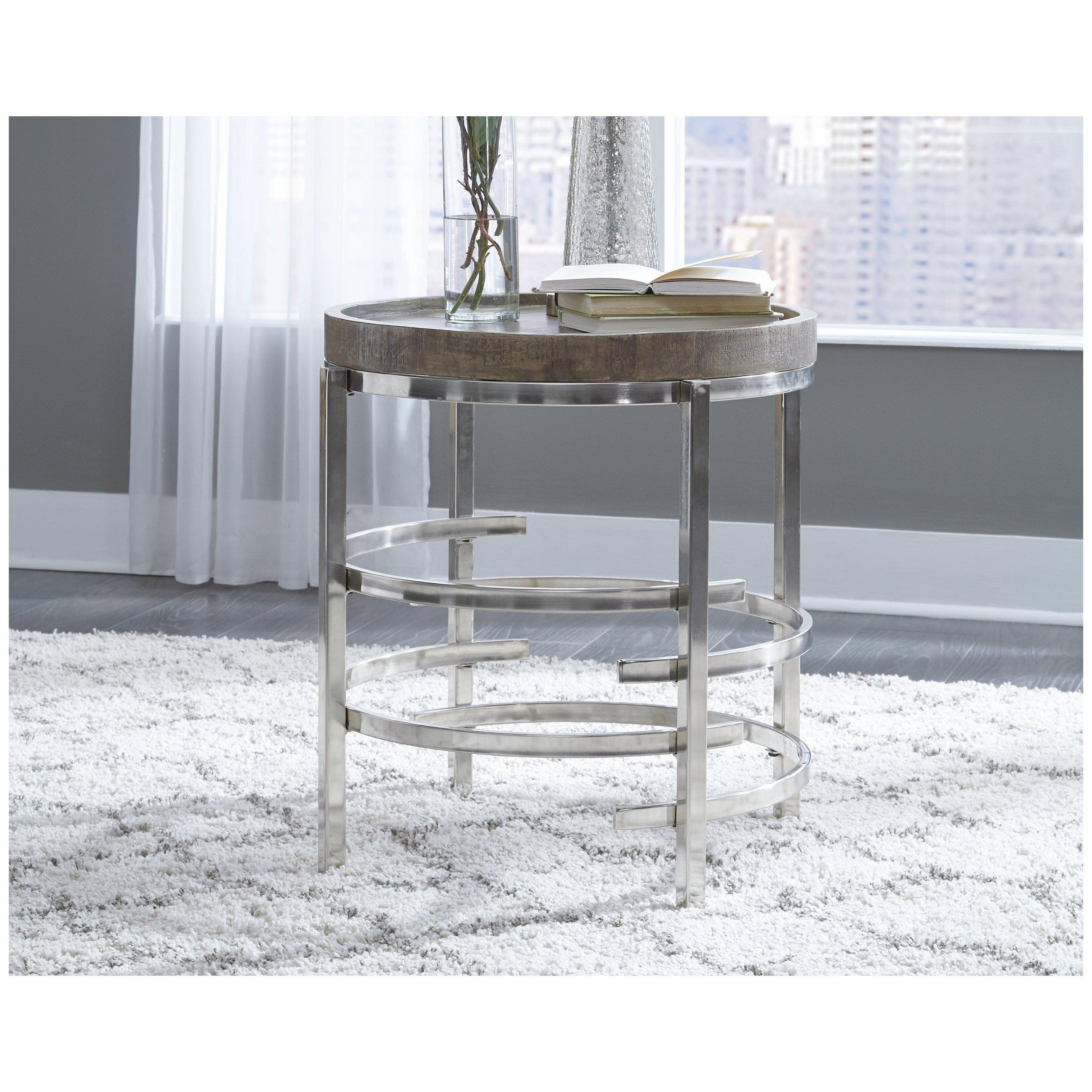 Zinelli End Table Ash-T681-6