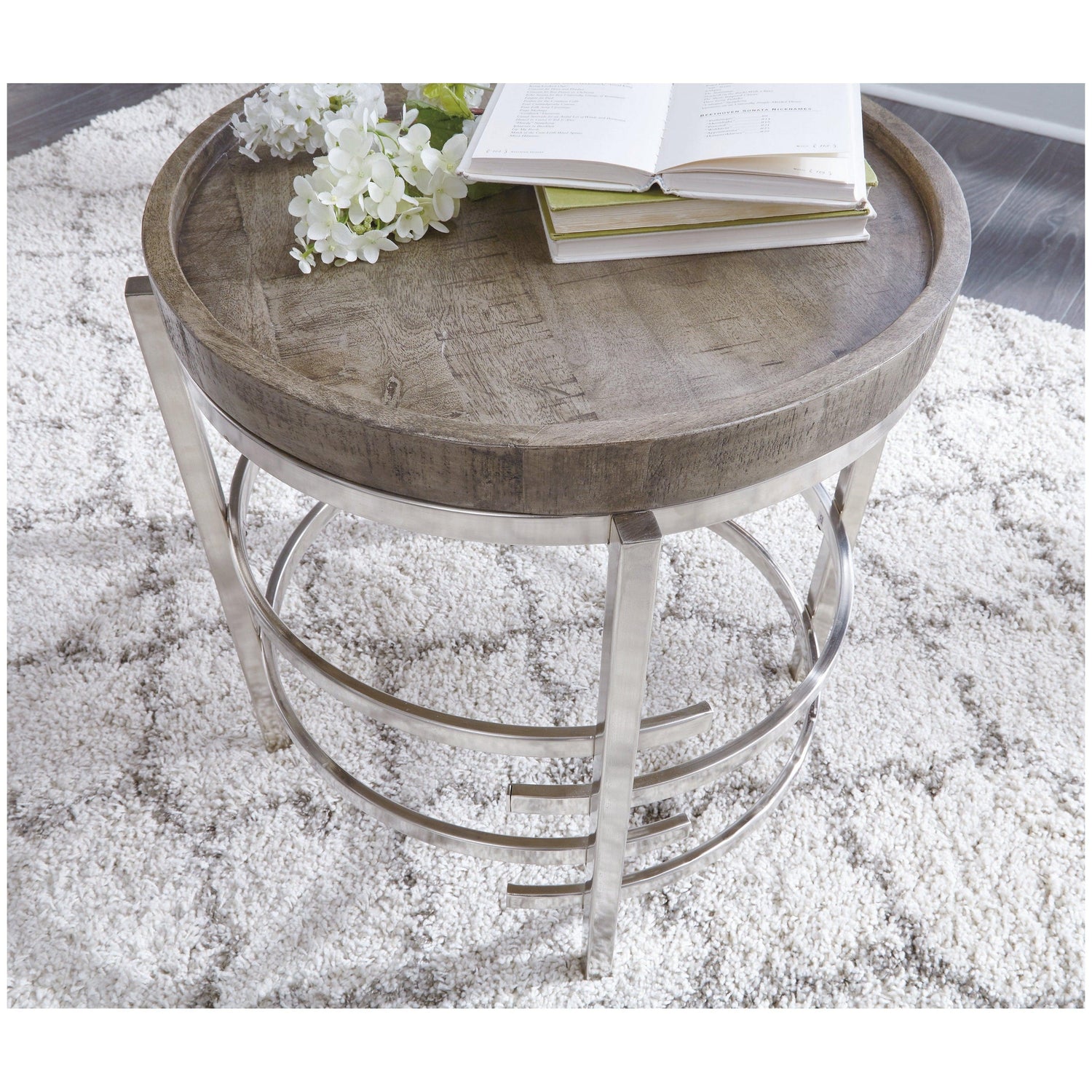 Zinelli End Table Ash-T681-6