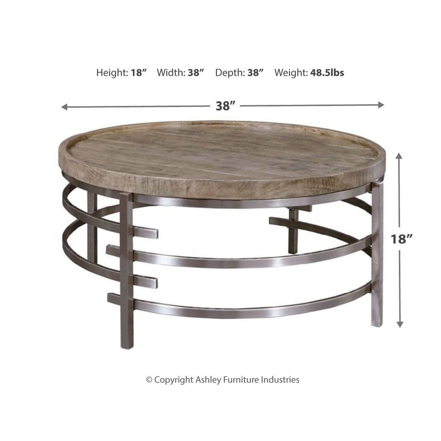 Zinelli Coffee Table Ash-T681-8