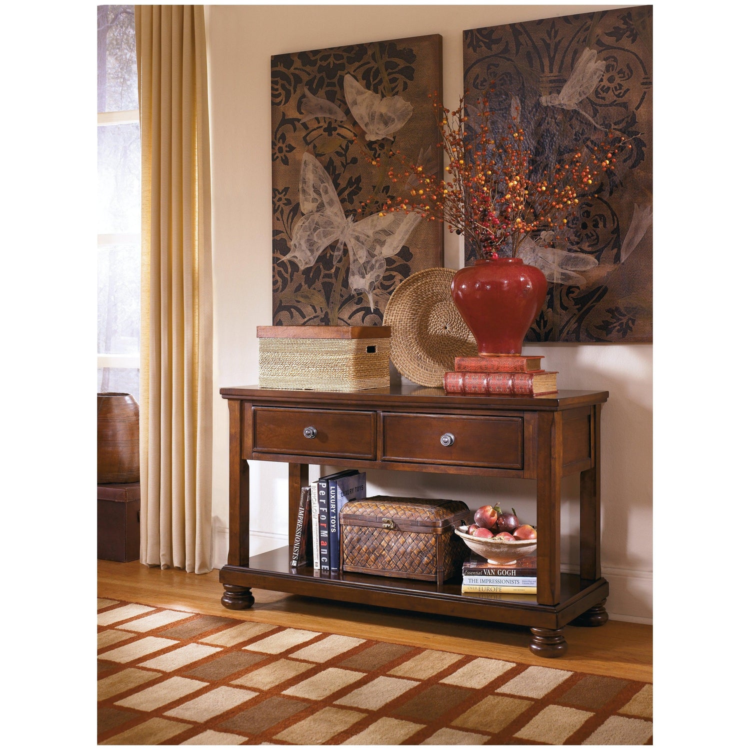 Porter Sofa/Console Table Ash-T697-4