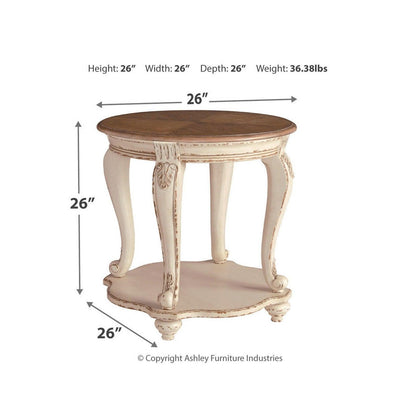 Realyn End Table Ash-T743-6