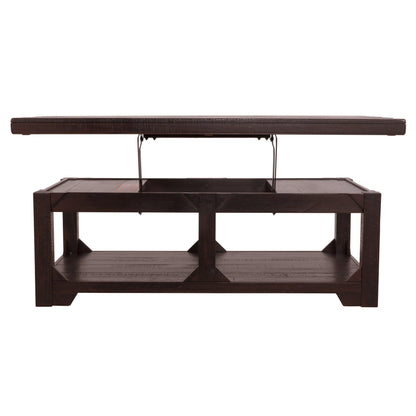 Rogness Coffee Table with Lift Top Ash-T745-9