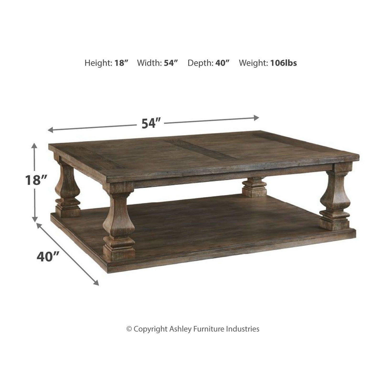 Johnelle Coffee Table Ash-T776-1