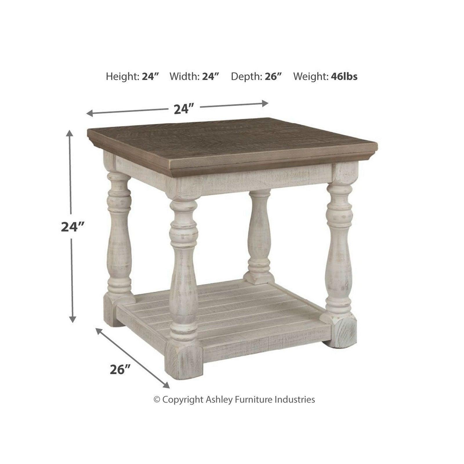 Havalance End Table Ash-T814-3