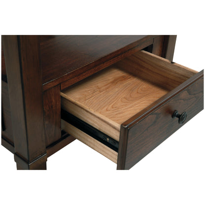 Gately End Table with Storage &amp; Power Outlets Ash-T845-3