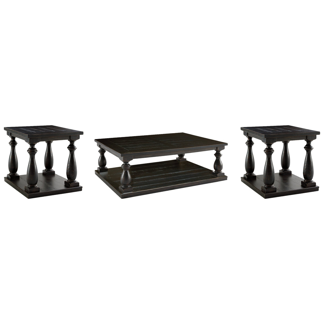 Mallacar Coffee Table and 2 End Tables Ash-T880T1