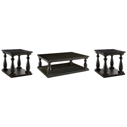 Mallacar Coffee Table and 2 End Tables Ash-T880T1