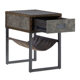 Derrylin Chairside End Table Ash-T973-7