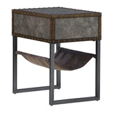 Derrylin Chairside End Table Ash-T973-7