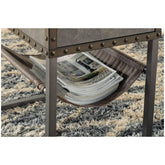 Derrylin Chairside End Table Ash-T973-7
