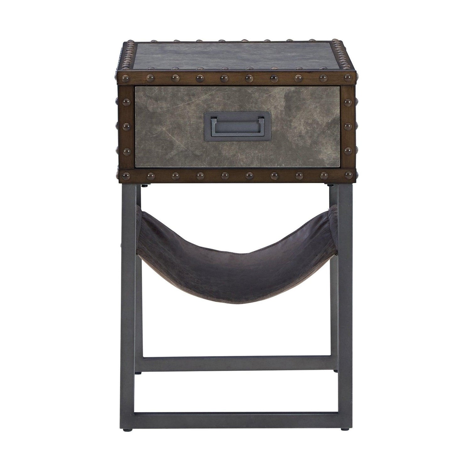 Derrylin Chairside End Table Ash-T973-7