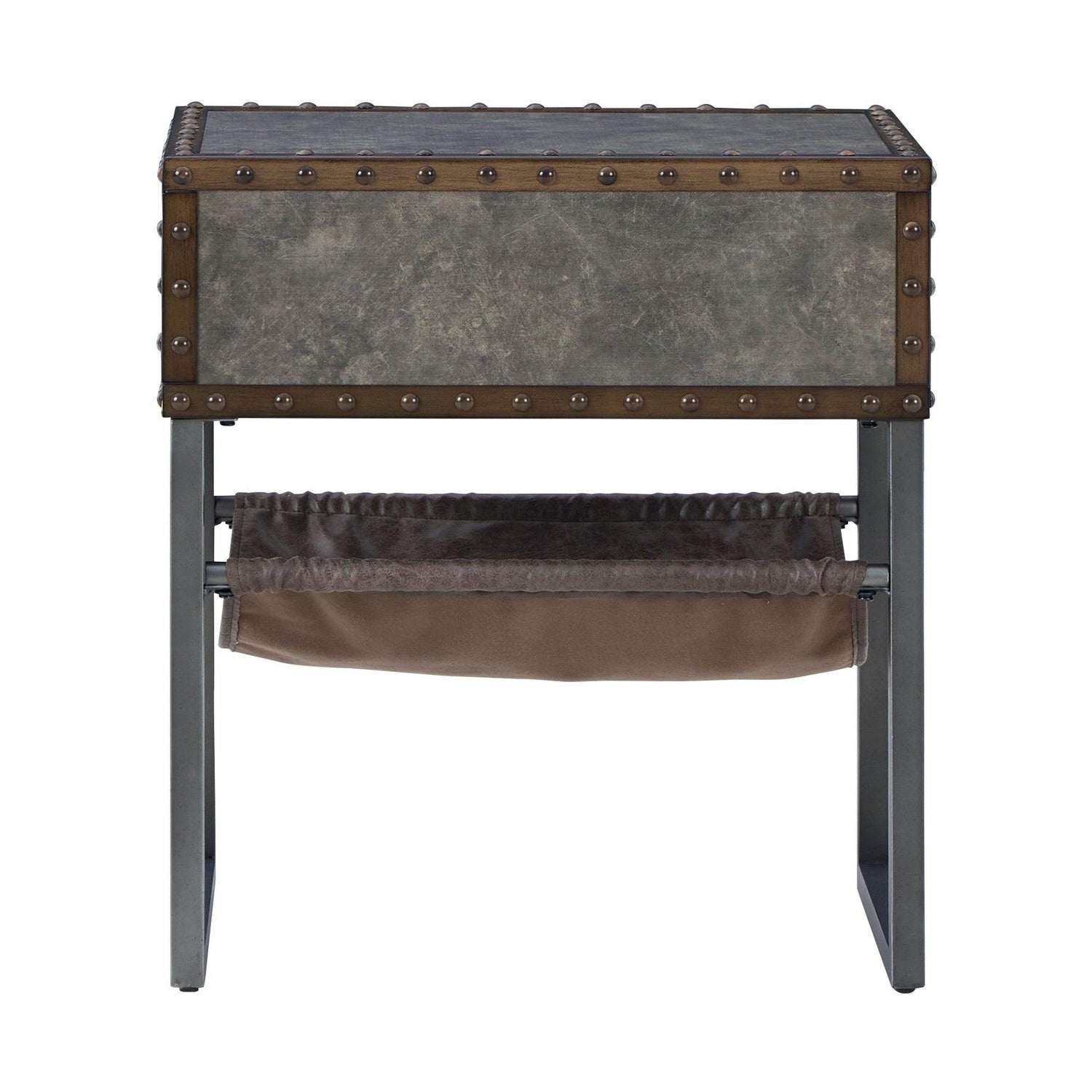 Derrylin Chairside End Table Ash-T973-7