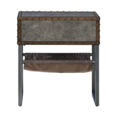 Derrylin Chairside End Table Ash-T973-7