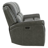 Gaspar Power Reclining Sofa Ash-U1000015