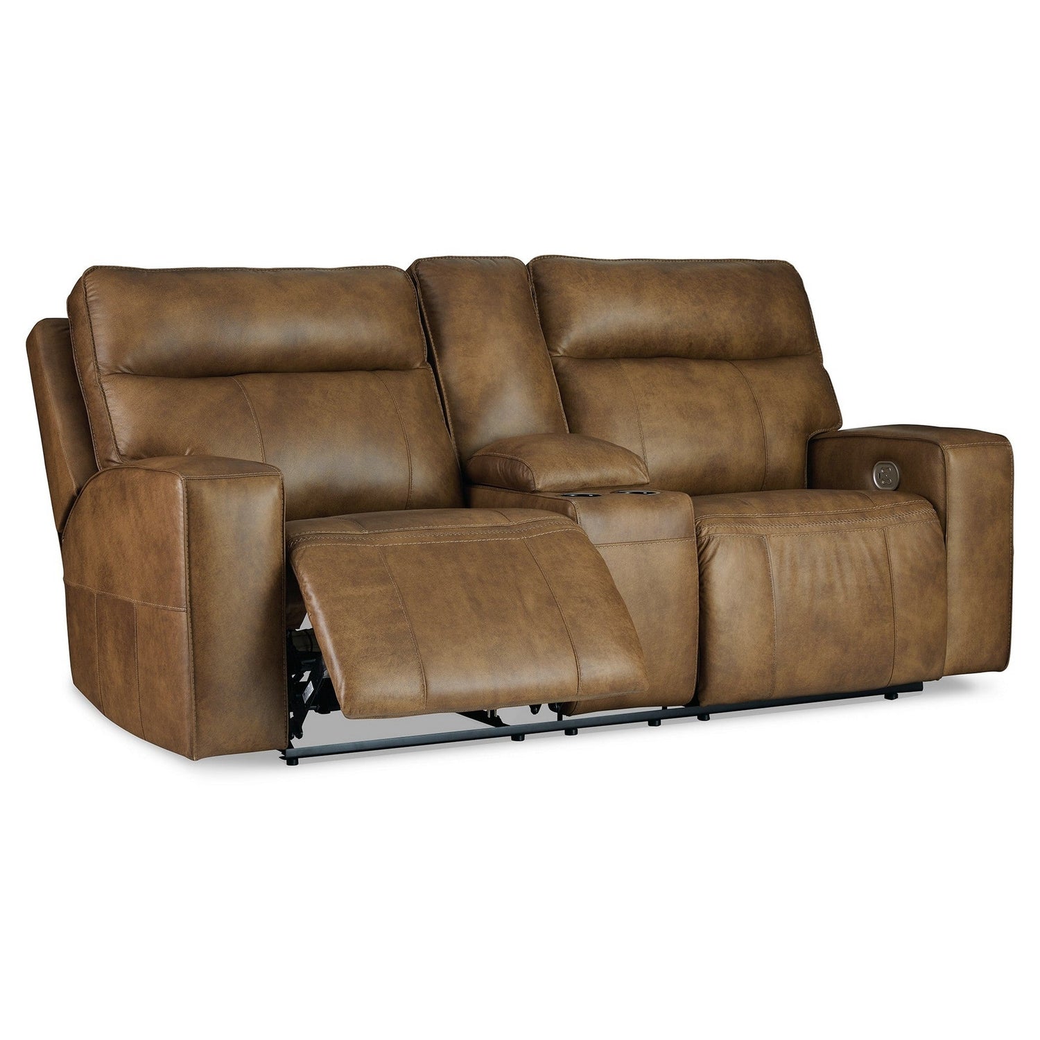 Game Plan Power Reclining Loveseat Ash-U1520618