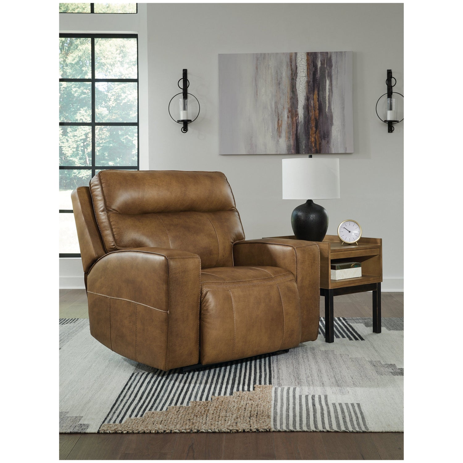 Game Plan Oversized Power Recliner Ash-U1520682