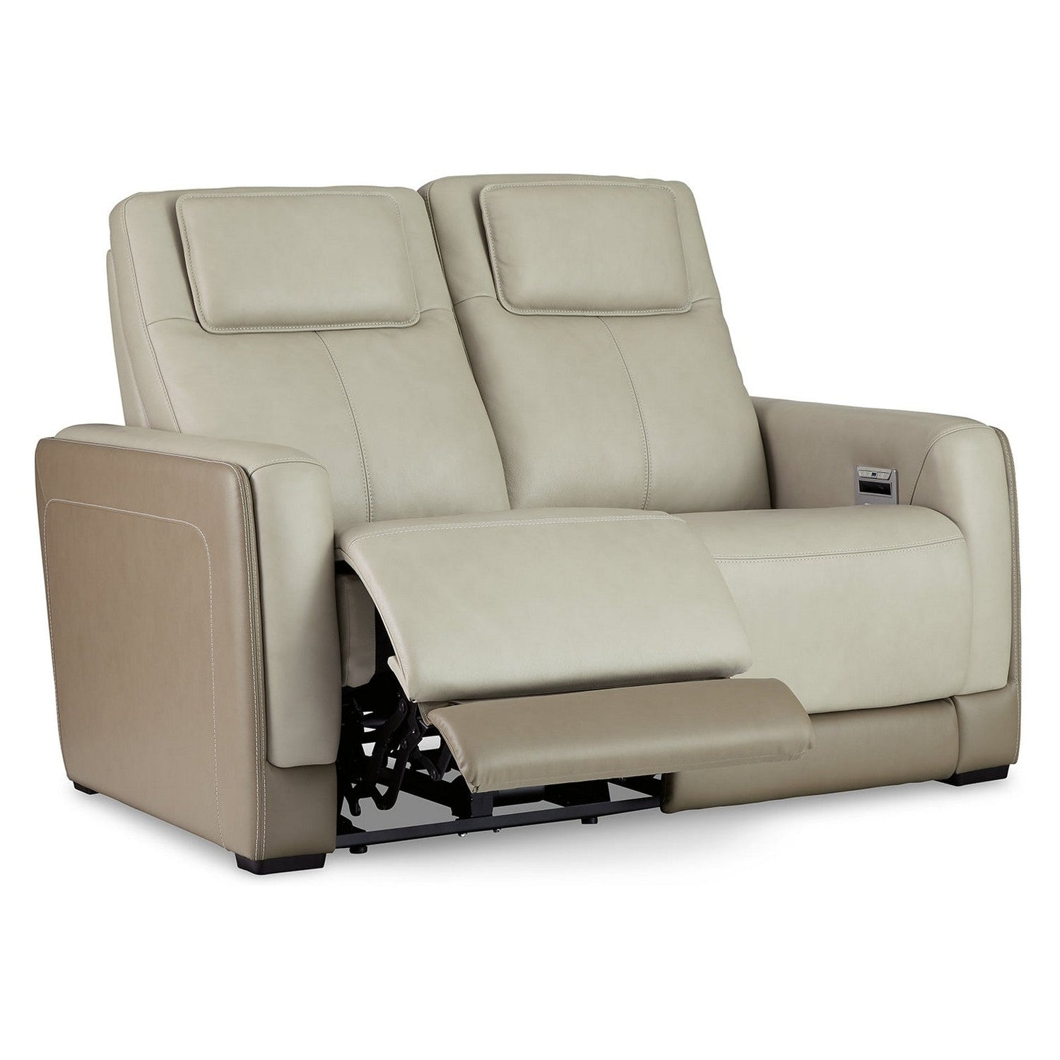 Battleville Power Reclining Loveseat Ash-U3070514