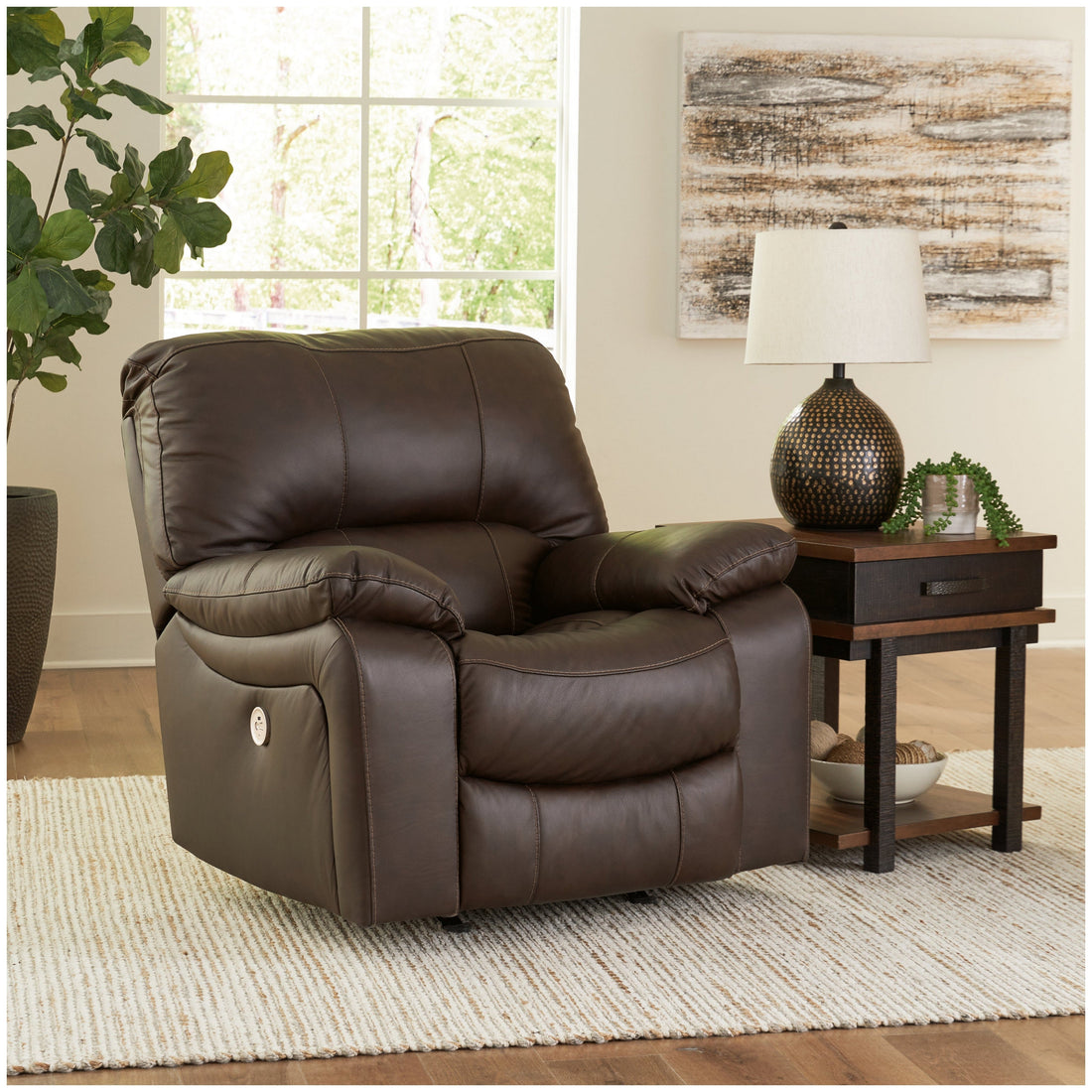 Leesworth Power Recliner Ash-U4380898