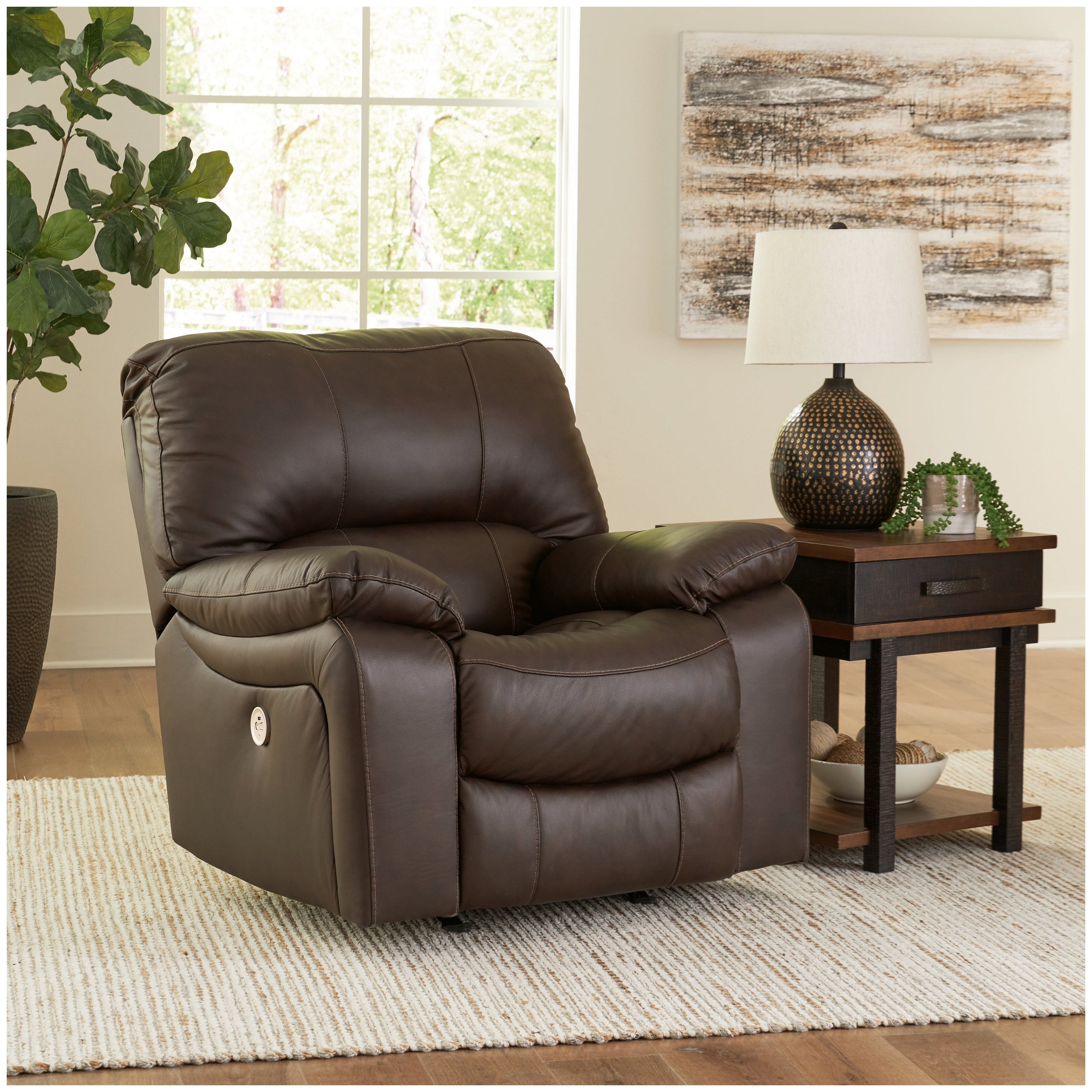 Leesworth Power Recliner Ash-U4380898