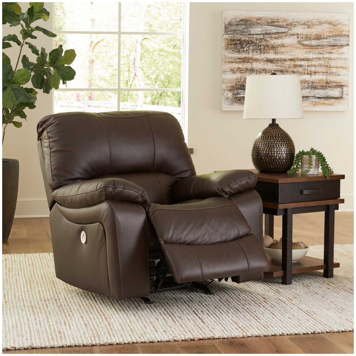 Leesworth Power Recliner Ash-U4380898