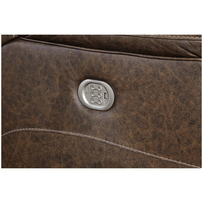 Wurstrow Power Reclining Loveseat Ash-U5460318
