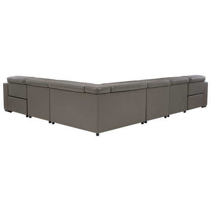 Texline 6-Piece Power Reclining Sectional Ash-U59603S7