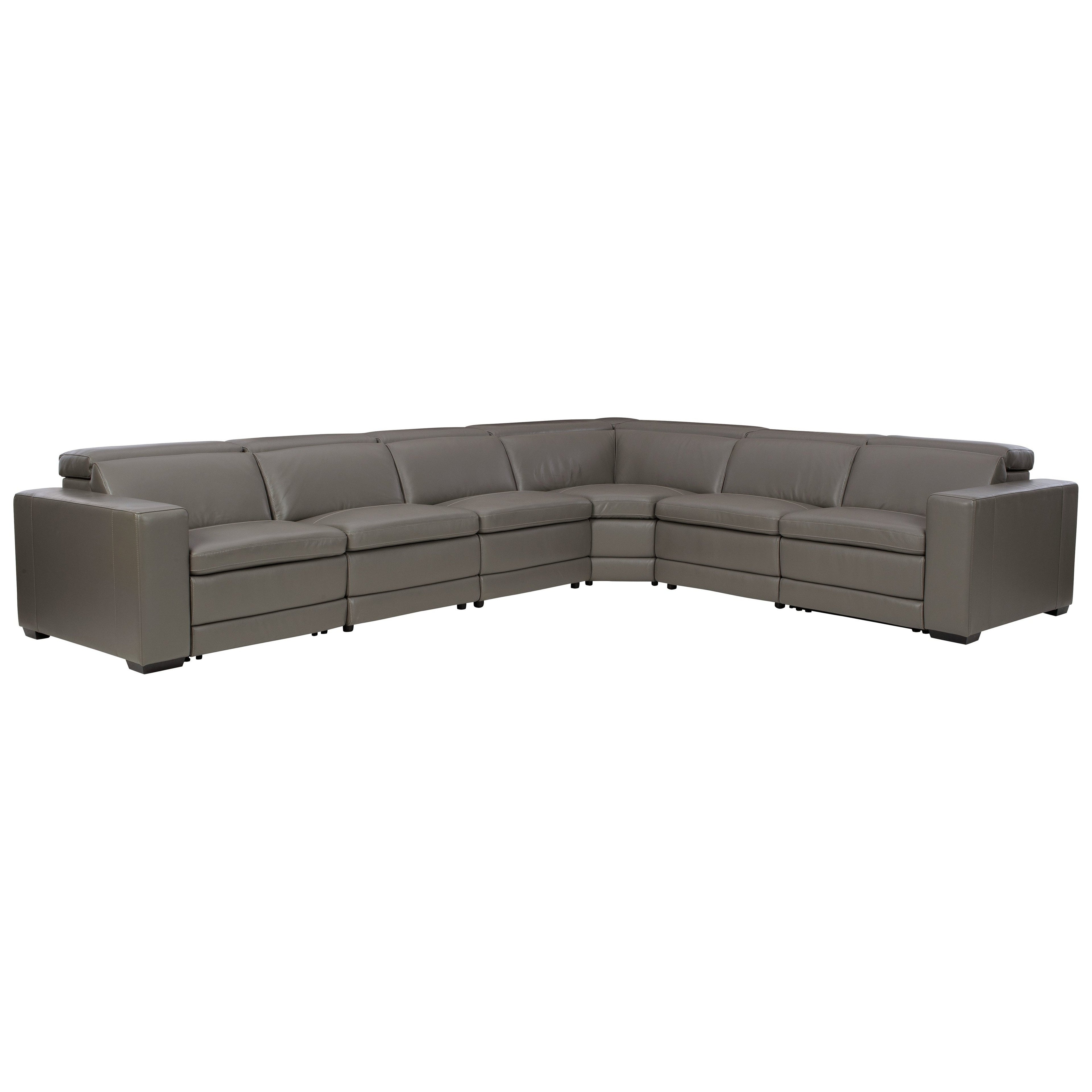 Texline 6-Piece Power Reclining Sectional Ash-U59603S7