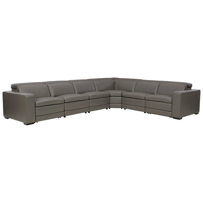 Texline 6-Piece Power Reclining Sectional Ash-U59603S7