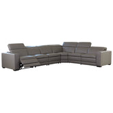 Texline 6-Piece Power Reclining Sectional Ash-U59603S7
