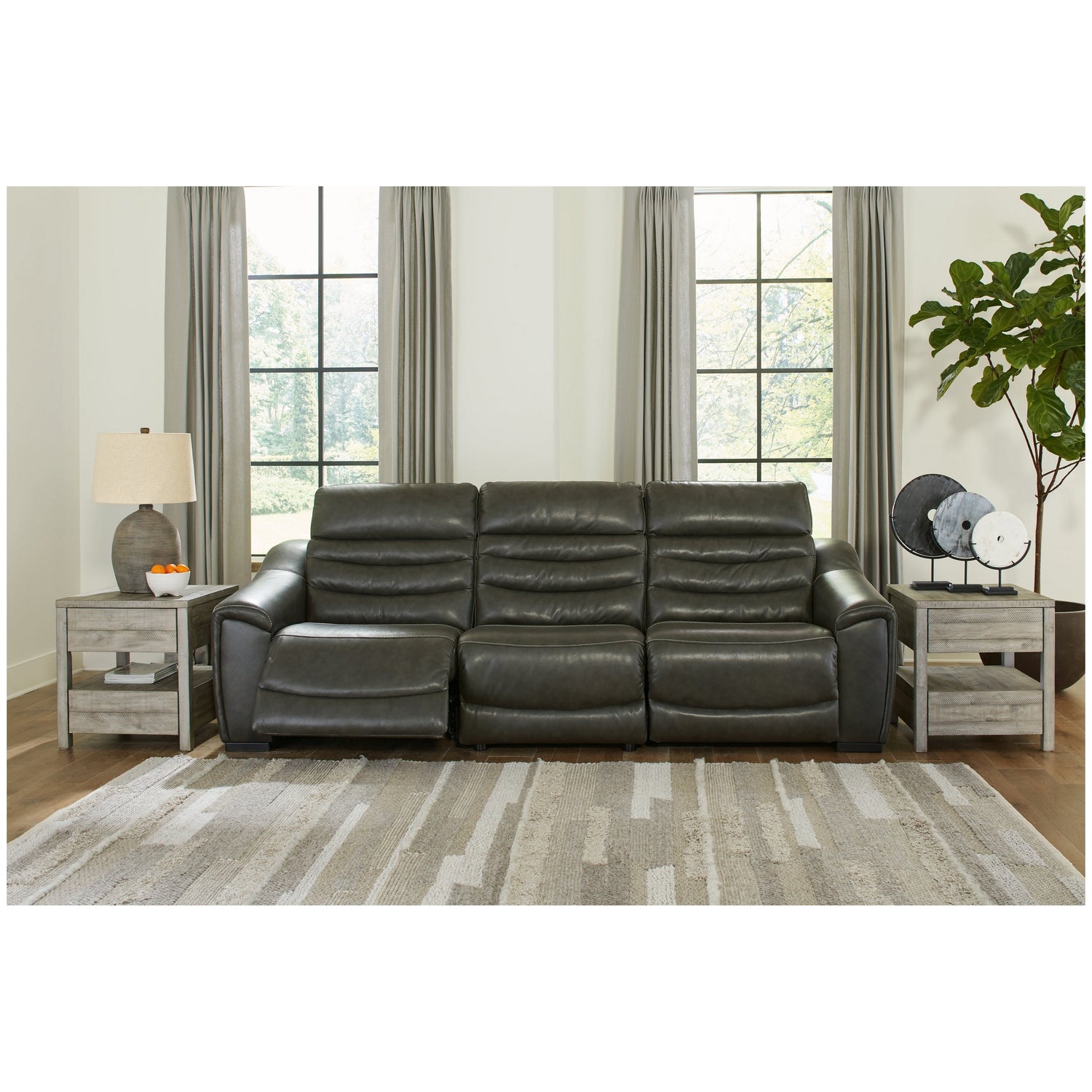Center Line 3-Piece Power Reclining Sectional Ash-U63405S5
