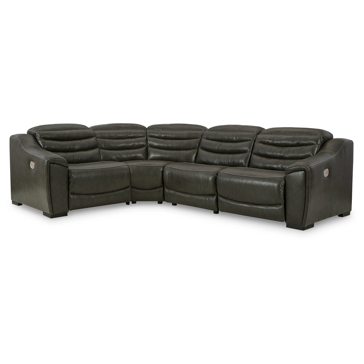 Center Line 4-Piece Power Reclining Sectional Ash-U63405S6