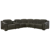 Center Line 6-Piece Power Reclining Sectional Ash-U63404S4