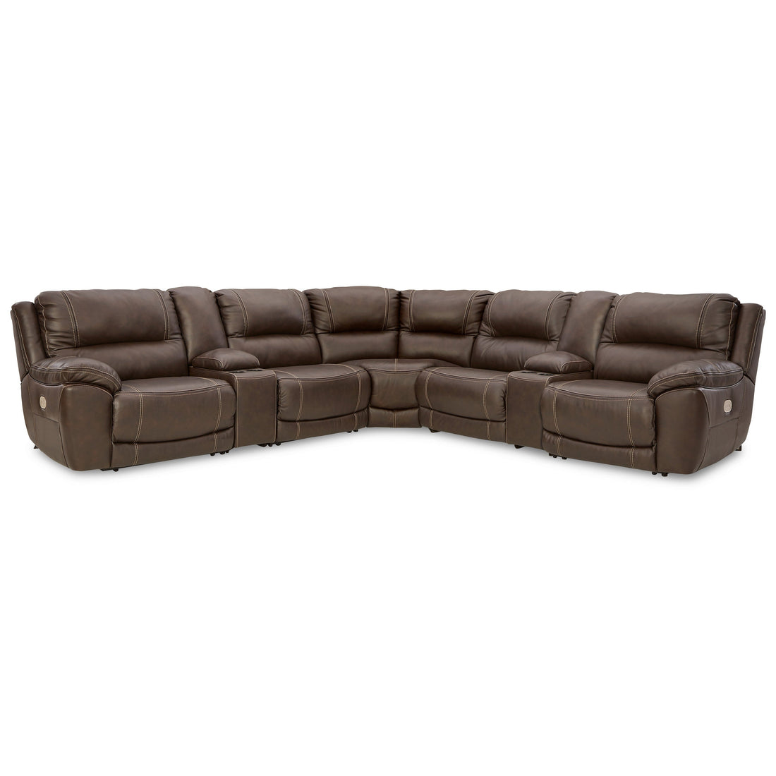 Dunleith 7-Piece Power Reclining Sectional Ash-U71604S7