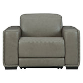 Correze Recliner with Power Ash-U94202S1