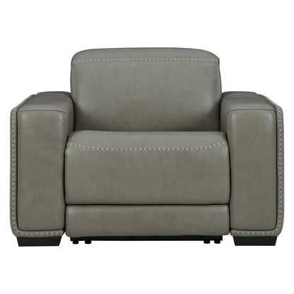 Correze Recliner with Power Ash-U94202S1