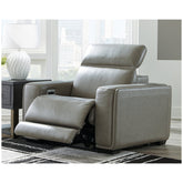Correze Recliner with Power Ash-U94202S1