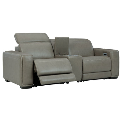 Correze 3-Piece Power Reclining Sectional Ash-U94202S3