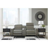 Correze 3-Piece Power Reclining Sectional Ash-U94202S3