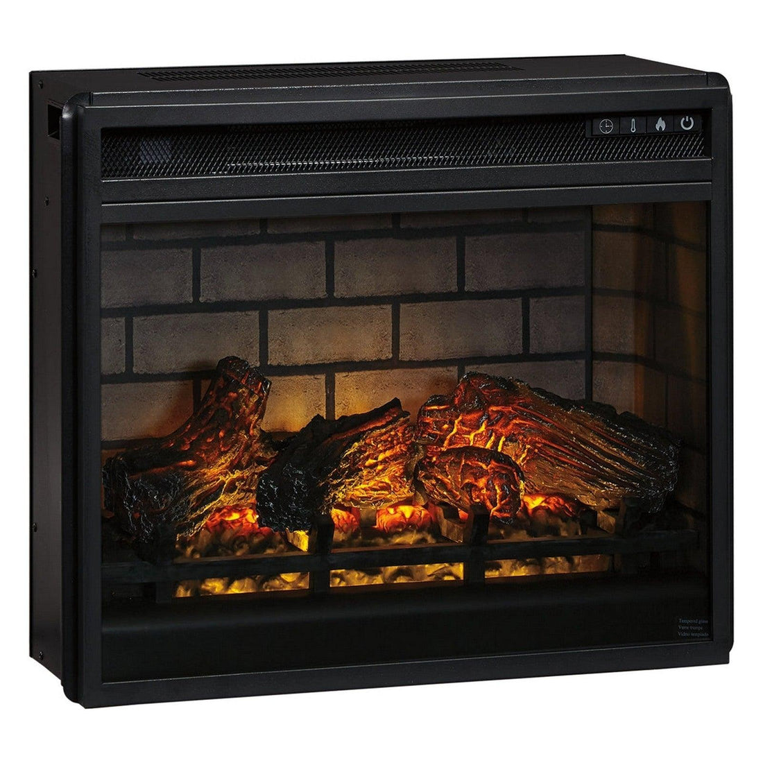 Entertainment Accessories Electric Infrared Fireplace Insert Ash-W100-101