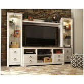 Willowton 4-Piece Entertainment Center Ash-W267W3