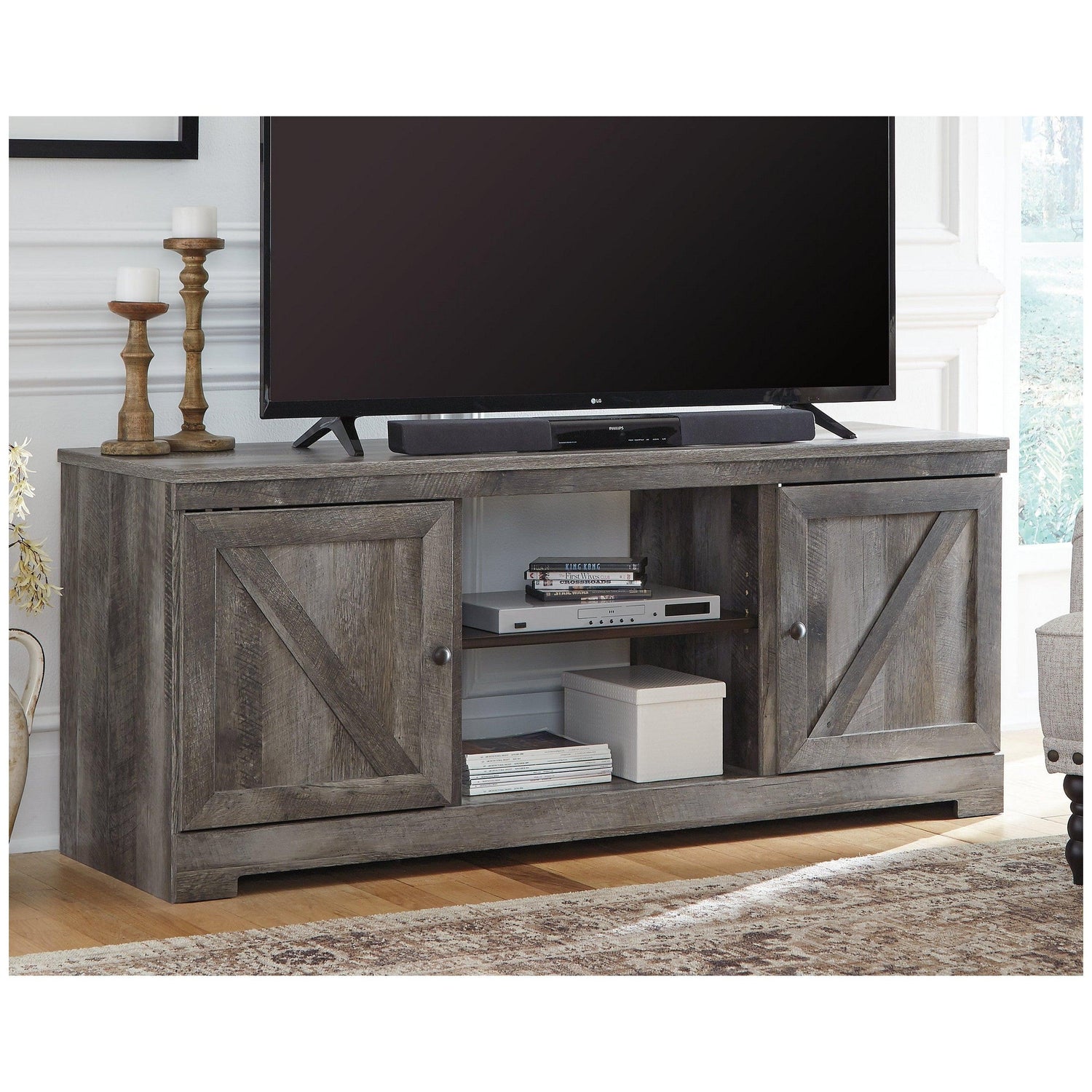 Wynnlow 63&quot; TV Stand Ash-W440-68