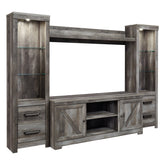 Wynnlow 4-Piece Entertainment Center Ash-W440W2