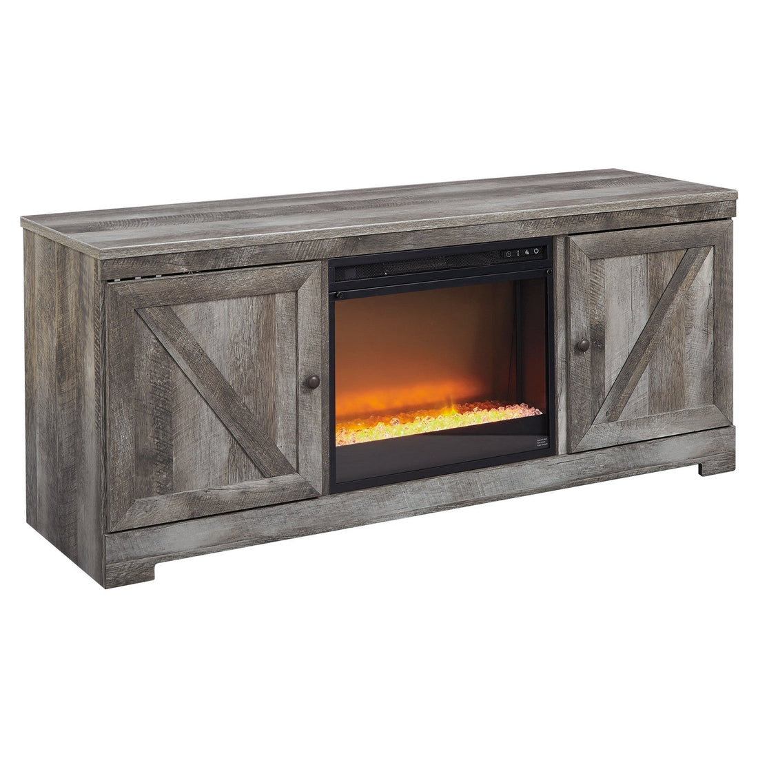 Wynnlow 63&quot; TV Stand with Electric Fireplace Ash-W440W4