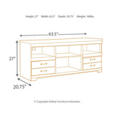 Trinell 63" TV Stand Ash-W446-68