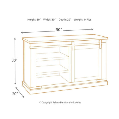 Budmore 50&quot; TV Stand Ash-W562-28