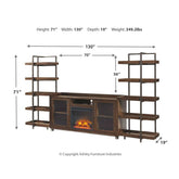 Starmore 3-Piece Entertainment Center Ash-W633W1