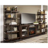 Starmore 3-Piece Wall Unit with Electric Fireplace Ash-W633W6
