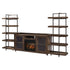 Starmore 3-Piece Wall Unit with Electric Fireplace Ash-W633W6