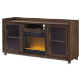 Starmore 70" TV Stand with Electric Fireplace Ash-W633W4